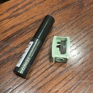 Clinique travel size mascara and sharpener